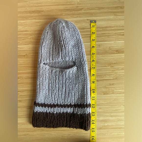 Hand Knit Balaclava New - Never Worn - Picture 4 of 5